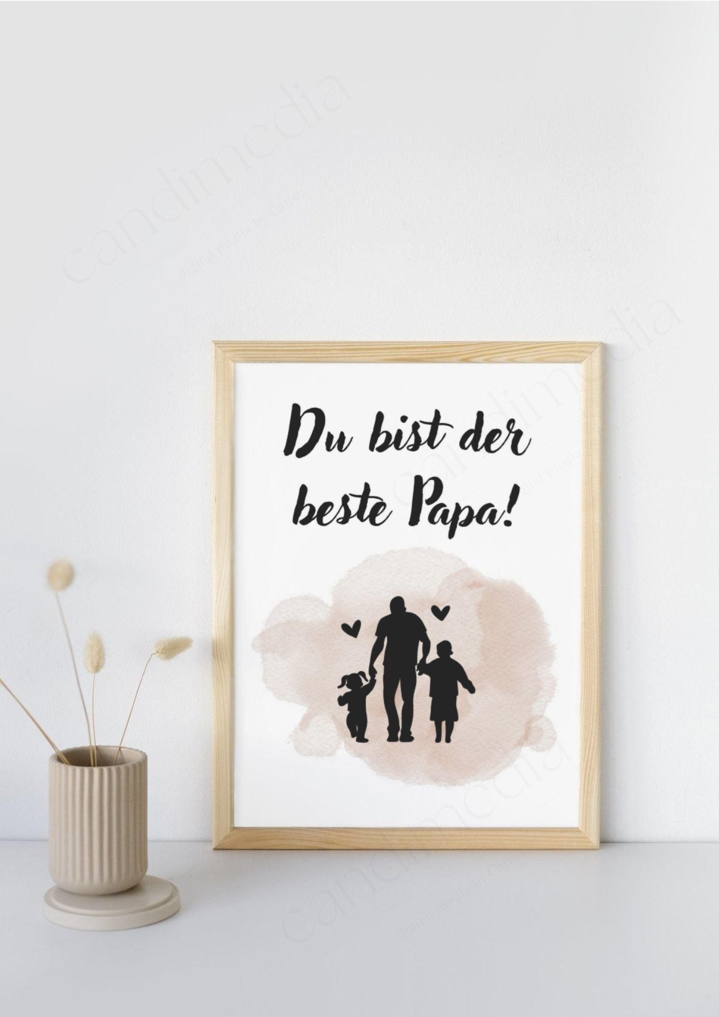 Vatertagsgeschenk 3 Vorlagen zum Ausdrucken – „Du bist der beste Papa“ (PDF-Datei und JPEG-Datei)
