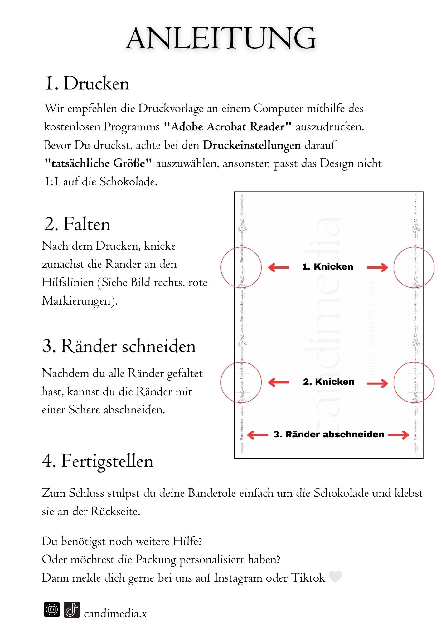 Schokoladenverpackung Ostern Bunt (passend für Toffifee) als PDF-Datei zum Ausdrucken