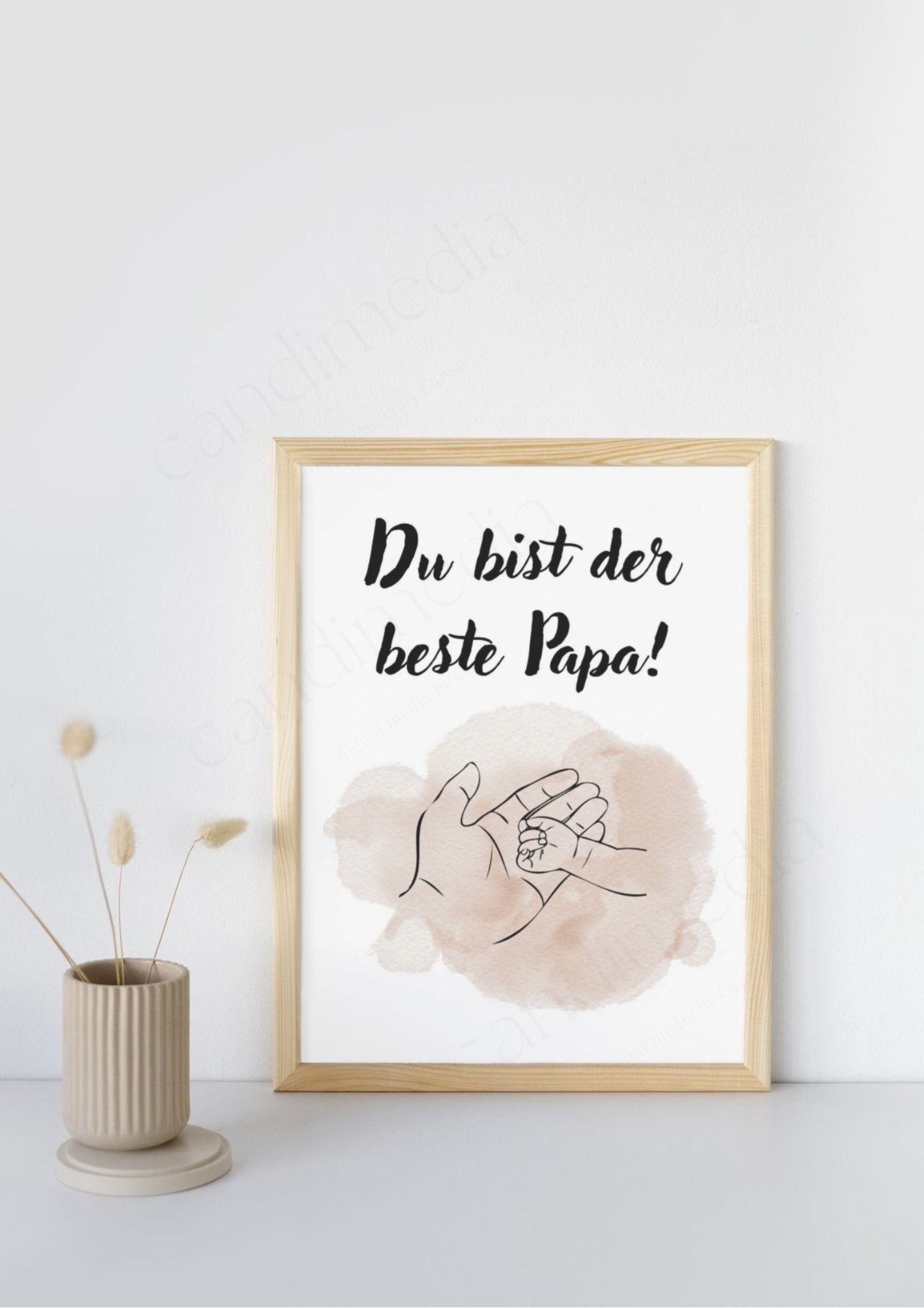 Vatertagsgeschenk 3 Vorlagen zum Ausdrucken – „Du bist der beste Papa“ (PDF-Datei und JPEG-Datei)