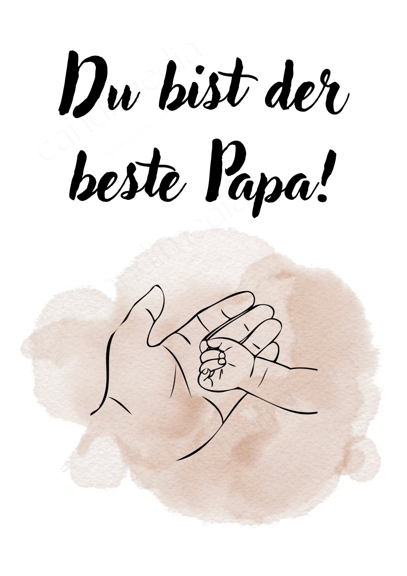 Vatertagsgeschenk 3 Vorlagen zum Ausdrucken – „Du bist der beste Papa“ (PDF-Datei und JPEG-Datei)